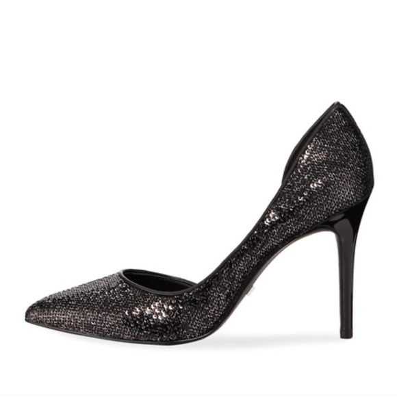 MICHAEL Michael Kors Shoes - Michael Michael Kors Claire Sequined Leather d'Orsay Pumps size 8.5M